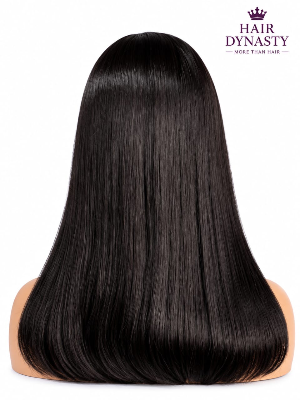 Straight — Natural Black (#1B) Brazilian human hair wig — view 5