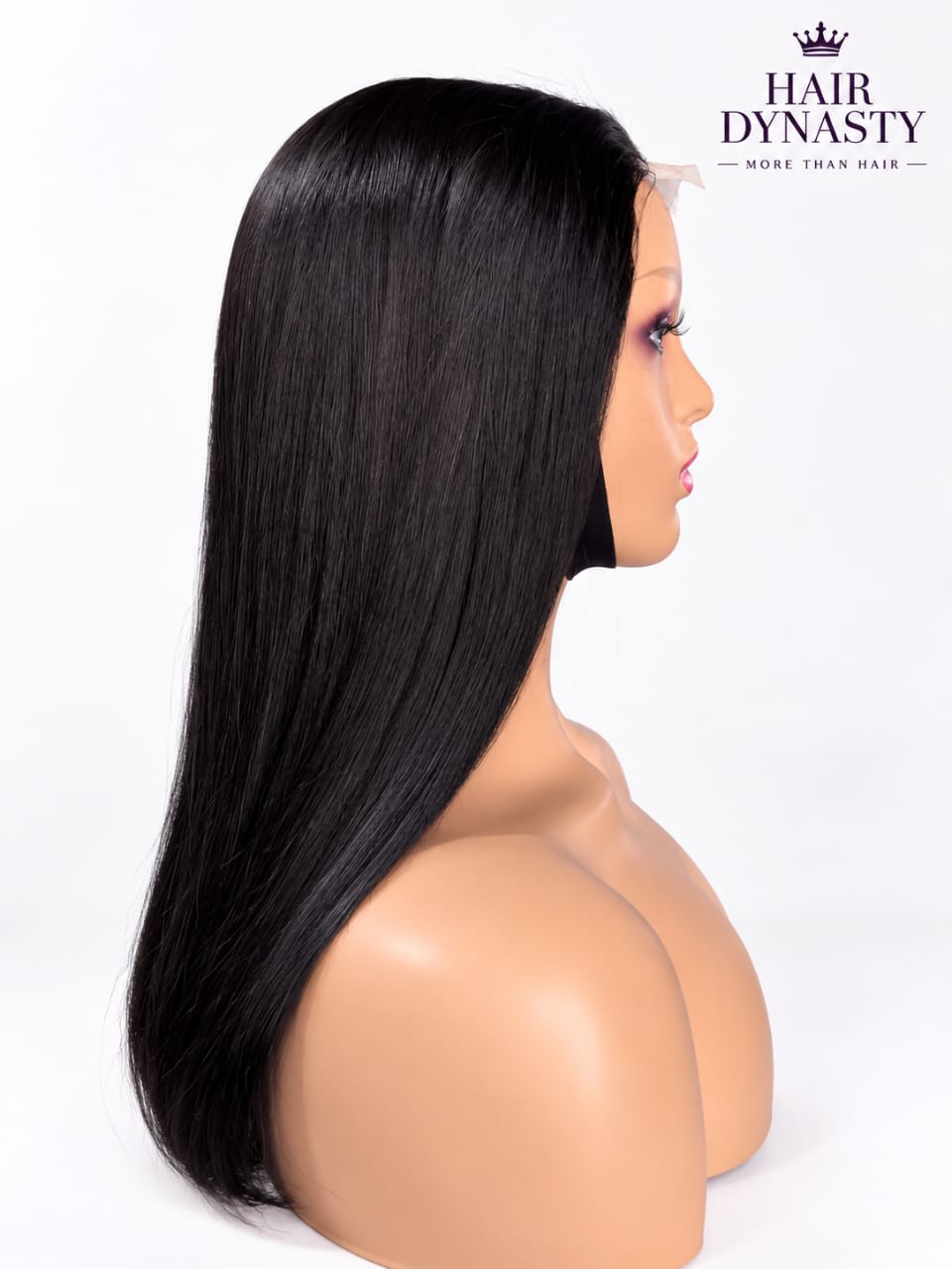 Straight — Natural Black (#1B) Brazilian human hair wig — view 3