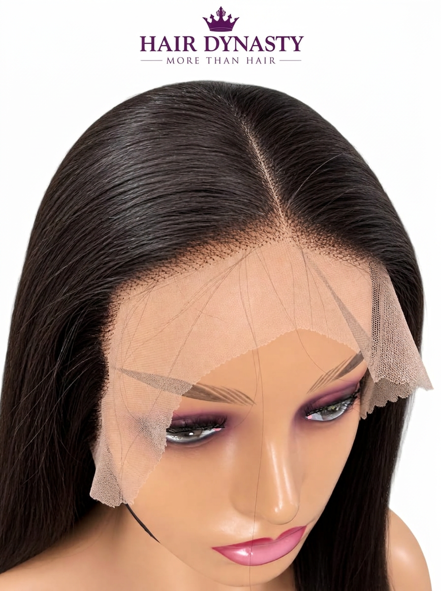 Straight — Natural Black (#1B) Brazilian human hair wig — view 7